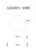 Миниатюра фото потолочный светильник arte lamp sualocin a2698pl-48wh | 220svet.ru